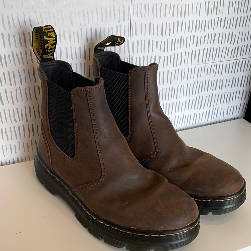 Dr. Martens Brown Chelsea Leather Boots